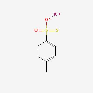 Chemical structure of Potassium p-toluenethiosulfonate