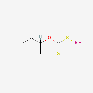 Chemical structure of Potassium sec-butylxanthogenate