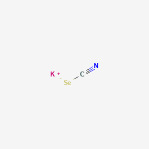 Chemical structure of Potassium selenocyanate