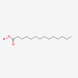 Chemical structure of Potassium Myristate