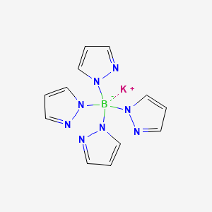 Chemical structure of Potassium tetrakis(1-pyrazolyl)borate