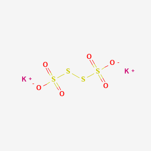 Chemical structure of Potassium tetrathionate