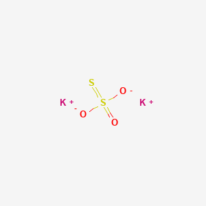 Chemical structure of Potassium thiosulfate