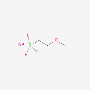 Chemical structure of Potassium trifluoro(2-methoxyethyl)borate