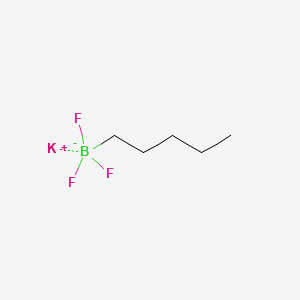 Chemical structure of Potassium trifluoro(pentyl)borate