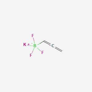 Chemical structure of Potassium propa-1,2-dienyltrifluoroborate
