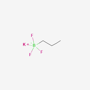 Chemical structure of Potassium trifluoro(propyl)boranuide