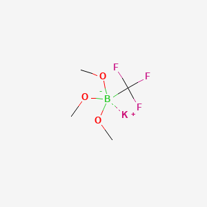 Chemical structure of Potassium (trifluoromethyl)trimethylborate