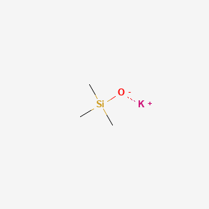 Chemical structure of Potassium trimethylsilanolate