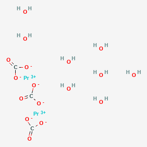 Chemical structure of Praseodymium carbonate, 99·90%