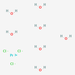 Chemical structure of Praseodymium(III) Chloride Heptahydrate