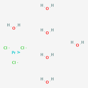 Chemical structure of Praseodymium(III)chloridehexahydrate