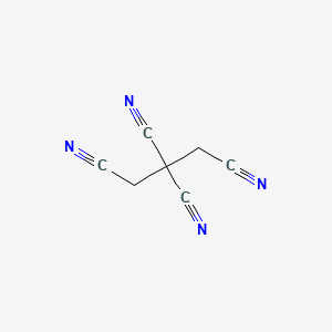 Chemical structure of 1,2,2,3-Propanetetracarbonitrile
