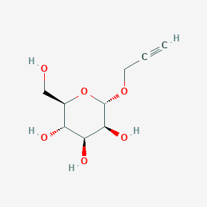 Chemical structure of Propargyl α-D-mannopyranoside
