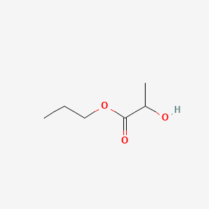 Chemical structure of Propyl Lactate