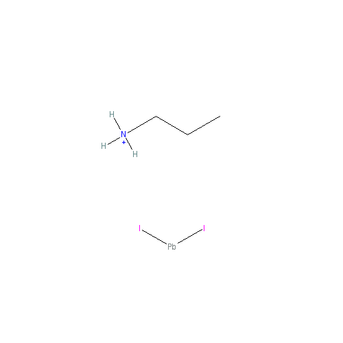 Chemical structure of Propylammonium Lead Iodide