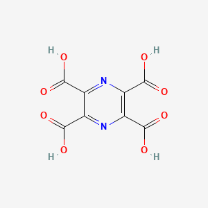 Chemical structure of Pyrazinetetracarboxylic acid