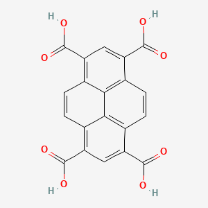 Chemical structure of Pyrene 1,3,6,8-tetracarboxylic acid