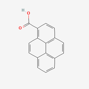 Chemical structure of 1-Pyrenecarboxylic acid