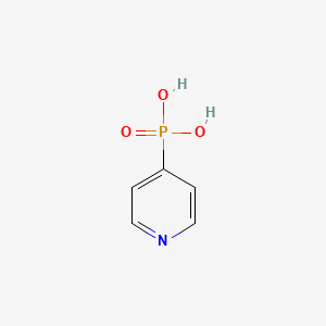 Chemical structure of Pyridin-4-ylphosphonic acid