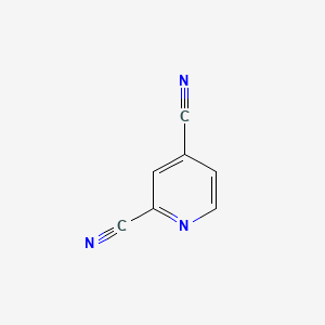 Chemical structure of 2,4-Pyridinedicarbonitrile