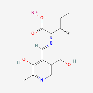 Chemical structure of Pyridoxylidene-L-isoleucine Potassium Salt