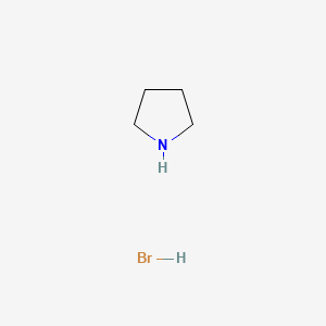Chemical structure of Pyrrolidine hydrobromide