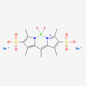 Chemical structure of Pyrromethene 556