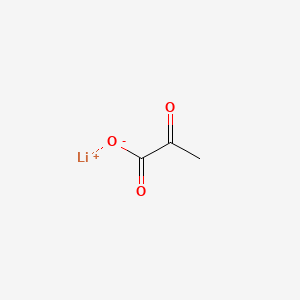 Chemical structure of Pyruvic Acid Lithium Salt