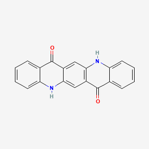 Chemical structure of Quinacridone