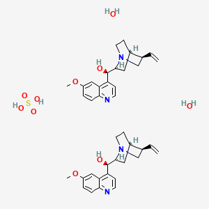 Chemical structure of Quinine sulfate hydrate(2:1:4)
