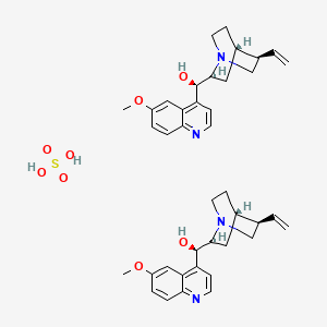 Chemical structure of Quinine Sulfate