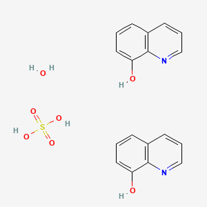Chemical structure of Quinolin-8-ol sulfate hydrate(2:1:1)