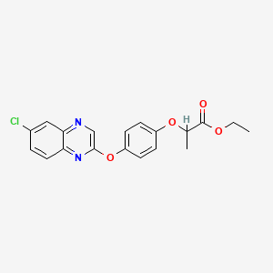 Chemical structure of Quizalofop-ethyl