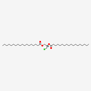 Chemical structure of rac-1,2-Distearoyl-3-chloropropanediol