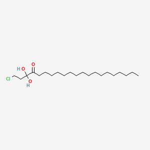 Chemical structure of rac-1-Stearoyl-3-chloropropanediol