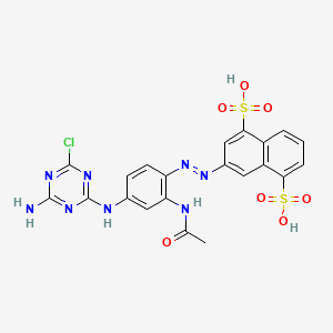 Chemical structure of Reactive Yellow 3