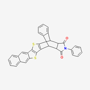 Chemical structure of endo-DNTT-PMI (DNTT-Precursor)