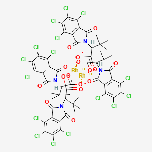 Chemical structure of Rh2(S-TCPTTL)4