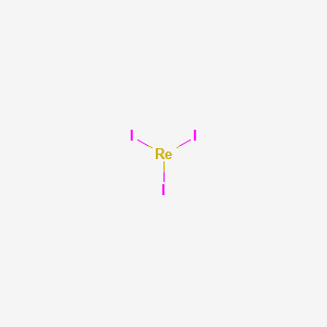 Chemical structure of Rhenium triiodide