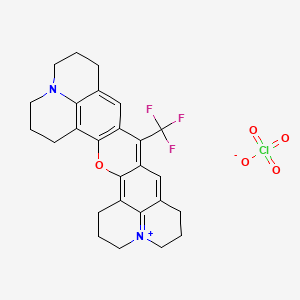 Chemical structure of Rhodamine 700