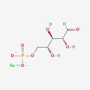 Chemical structure of Ribose-5-phosphate Barium Salt
