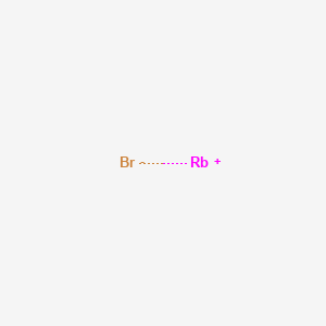 Chemical structure of Rubidium bromide