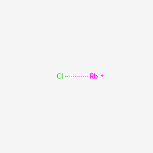 Chemical structure of Rubidium Chloride