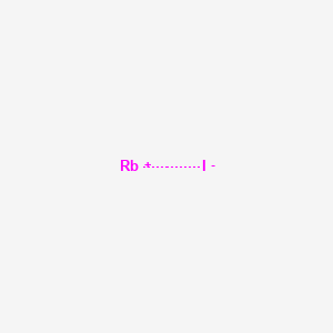 Chemical structure of Rubidium iodide