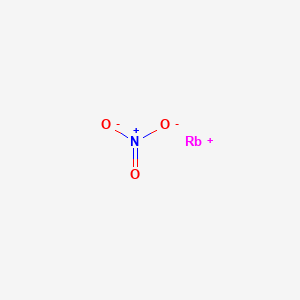 Chemical structure of Rubidium nitrate