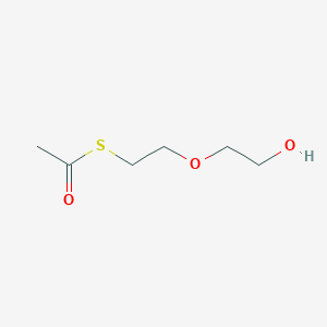 Chemical structure of S-(2-(2-Hydroxyethoxy)ethyl) ethanethioate