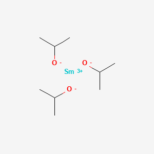Chemical structure of Samarium(III) isopropoxide