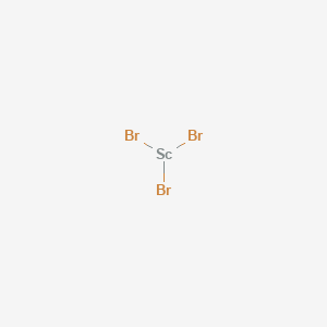 Chemical structure of Scandium bromide (ScBr3)
