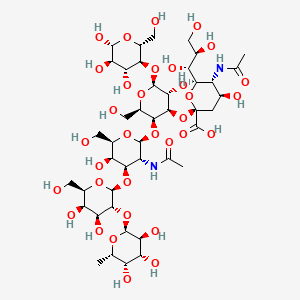 Chemical structure of Sialyl Lewis X-Lactose